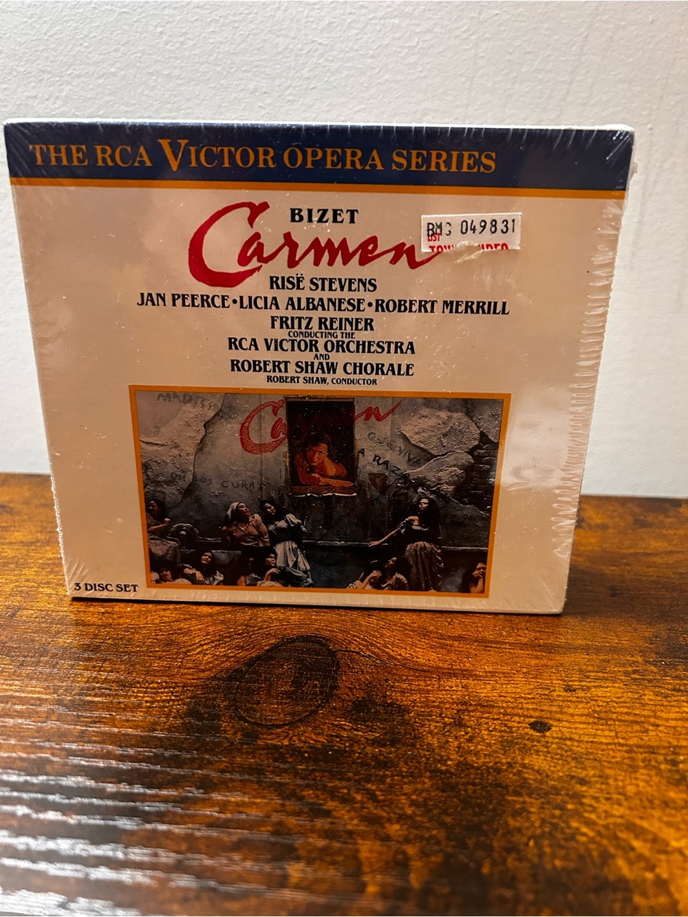Georges Bizet: Carmen (CD, Oct-1990, 3 Discs, RCA) Sealed NIB